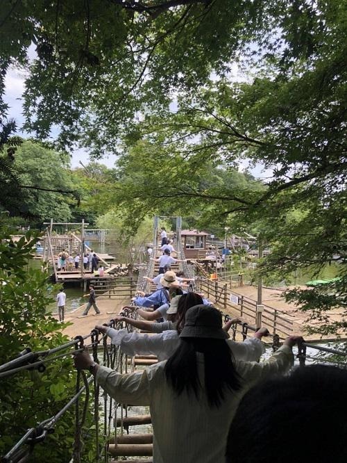 2023/05/25　JLPT対策の息抜きに！1日だけアスレチックへ！！！